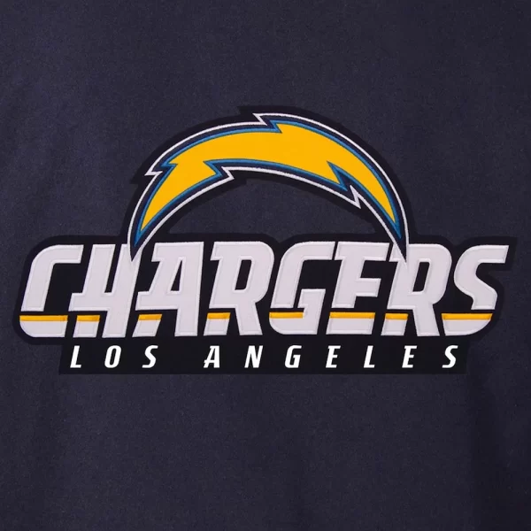 Los Angeles Chargers Navy Blue Varsity Wool Jacket