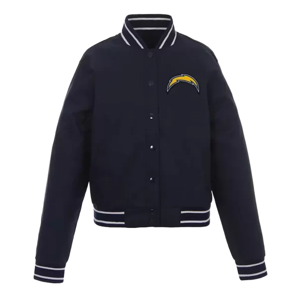 Los Angeles Chargers Navy Poly Twill Jacket