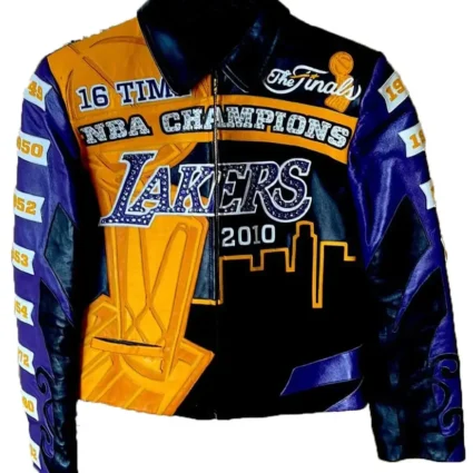 Los Angeles Lakers 16 Time Back To Back Championship Jacket