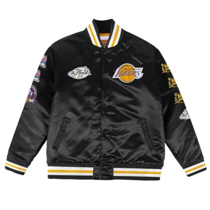 Los Angeles Lakers Champ City Black Satin Jacket