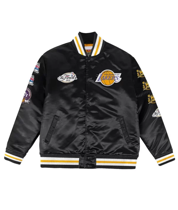 Los Angeles Lakers Champ City Black Satin Jacket