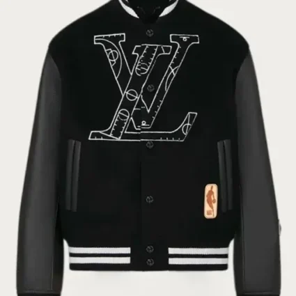 Louis Vuitton X NBA Basketball Black Jacket