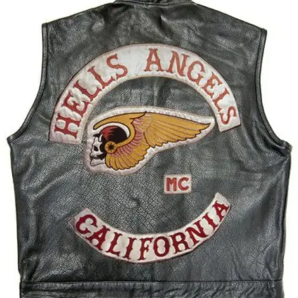 Men’s California Hells Angels Leather Vest
