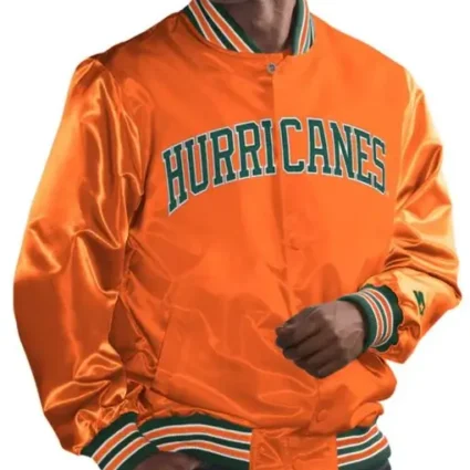 Miami Hurricanes Starter Satin Jacket