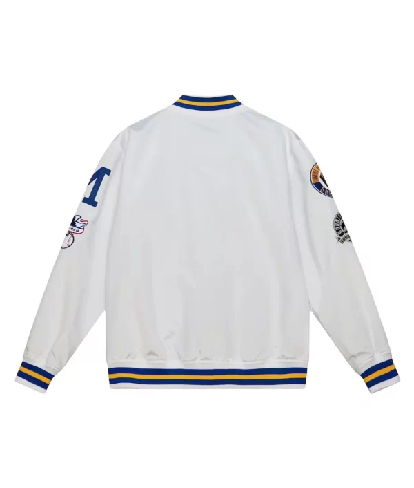 Milwaukee Brewers City Collection White Full-Snap Satin Jacket