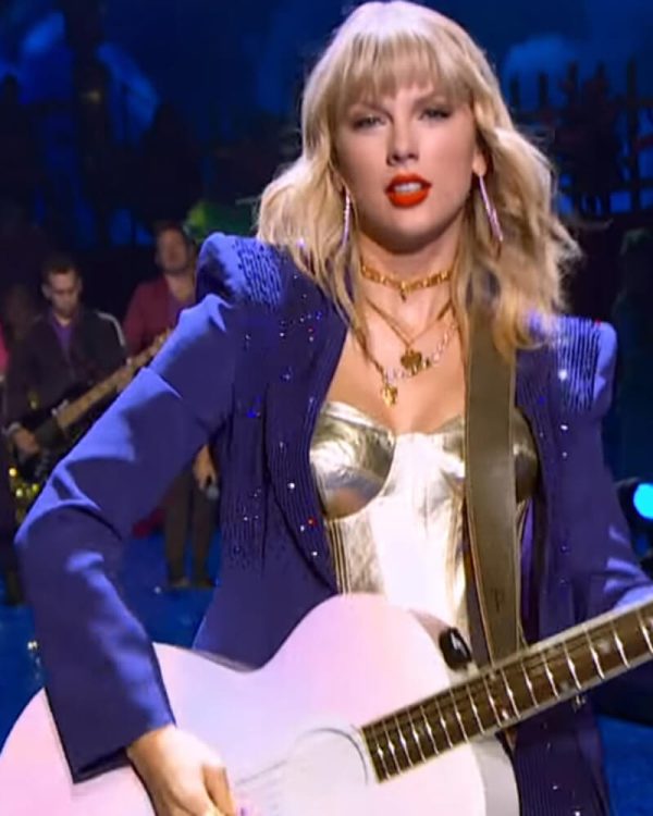 Miss Americana Taylor Swift Purple Suiting Blazer