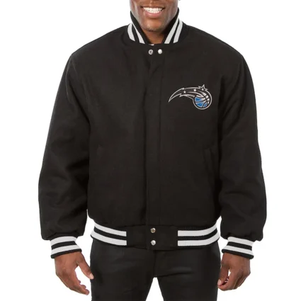 Orlando Magic Varsity All Wool Black Jacket