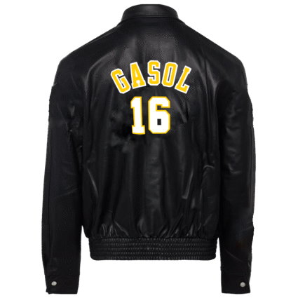 LA Lakers Jeff Hamilton Gasol 16 Leather Jacket