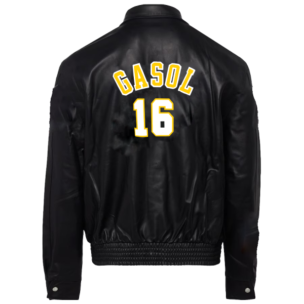 LA Lakers Jeff Hamilton Gasol 16 Leather Jacket