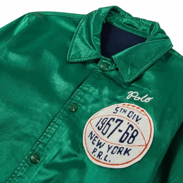 Polo Ralph Lauren Reversible Satin Green Jacket