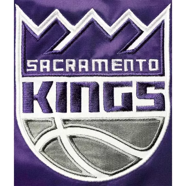 Sacramento Kings 75th Anniversary Leader Black and Purple Jackets