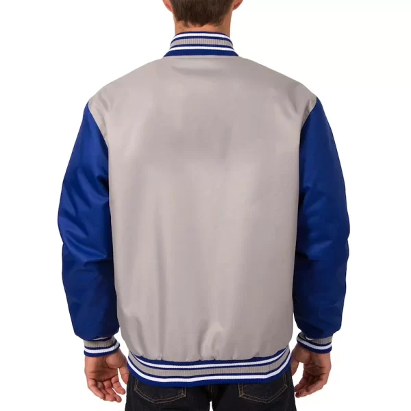 St. Louis Blues Gray and Blue Front Hit Full-Snap Jacket