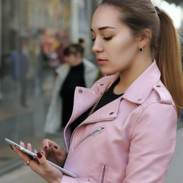 Strawberry Milkshake Biker Jacket