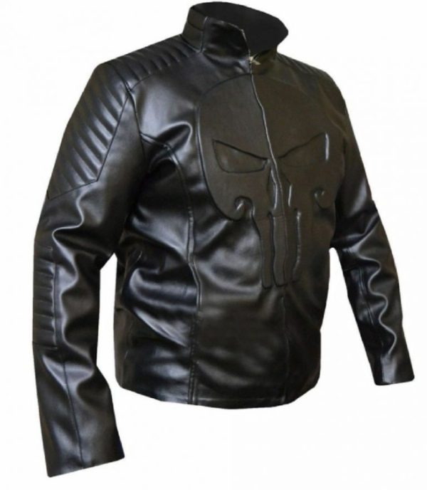 The Punisher Thomas Jane Black Skull Jacket