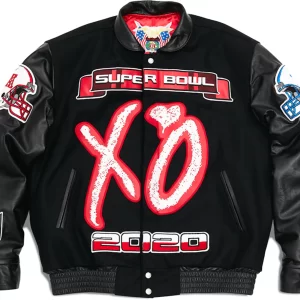 The Weeknd x Jeff Hamilton XO Super Bowl LV Jacket