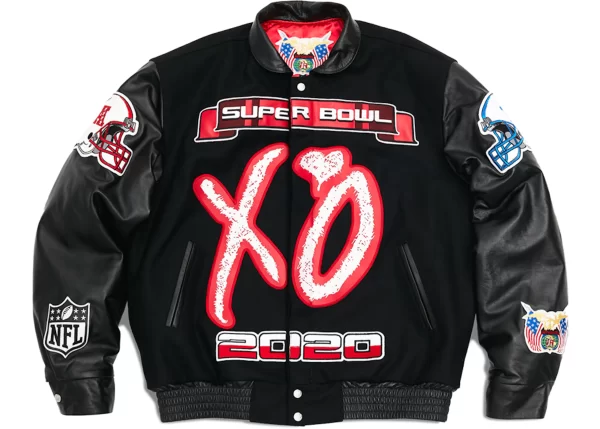 The Weeknd x Jeff Hamilton XO Super Bowl LV Jacket