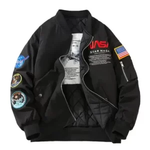 UFC’s Joe Rogan NASA White Bomber Jacket