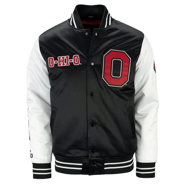 Ohio State Buckeyes Team Origins Varsity Satin Jacket