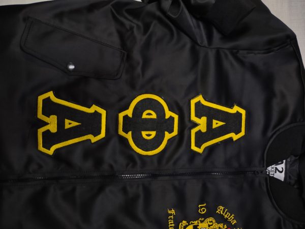 Alpha Phi Alpha Black Satin Jacket