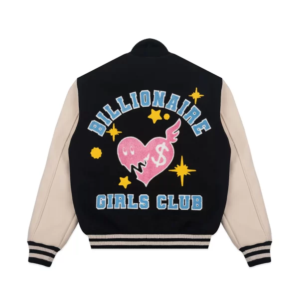 Billionaire Girls Club Exclusives Bomber Letterman Varsity Jacket