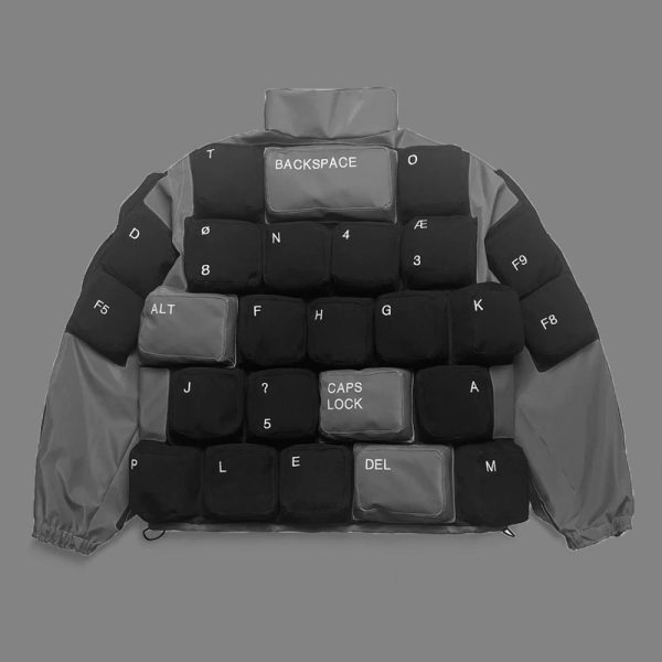 Liminal Work Space Black And Grey Keyboard Jacket