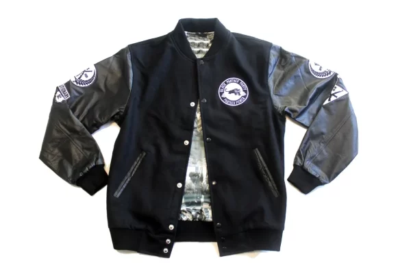 Black Panther Party Varsity Black Jacket