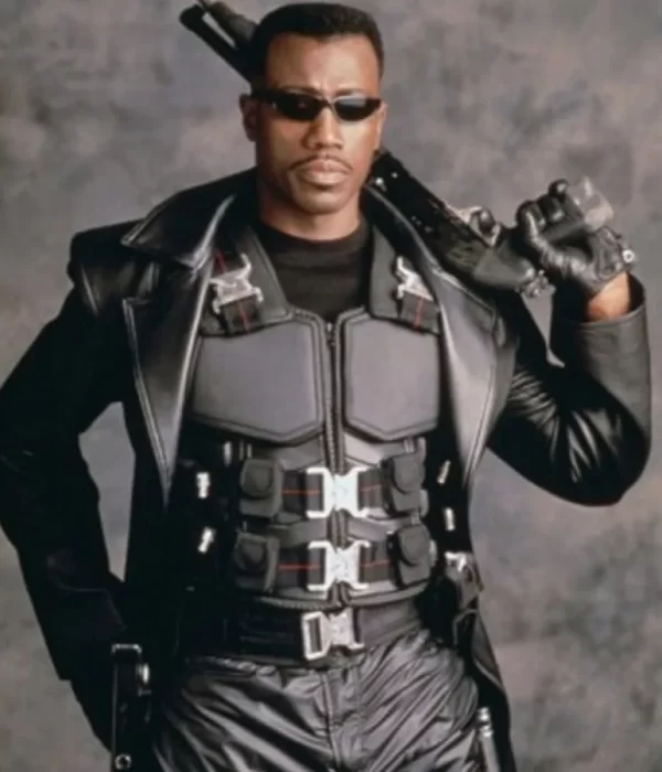 Blade Wesley Snipes Leather Vests