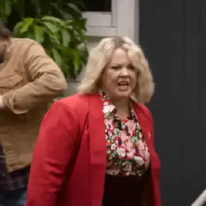 God’s Favourite Idiot Amily Luck Red Blazer