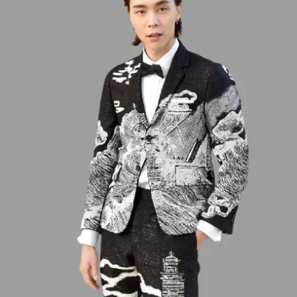 Gold Gala Johnny Suh Black Suit