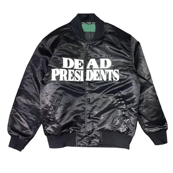 Headgear Classics Dead President Bomber Black Satin Jacket