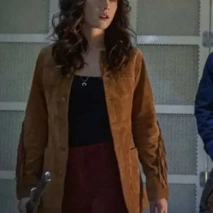 Heather Day Shift 2022 Suede Leather Jacket