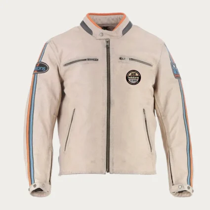 Helstons Ace Motorcycle Real Leather Jacket