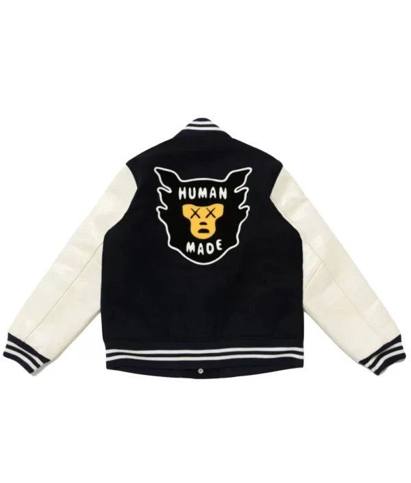 Human Made X Kaws Varsity Full-Snap Windbreaker Jacket