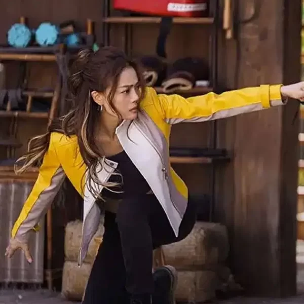 Joey Yung Ride On Movie Yingzi Yellow Jacket