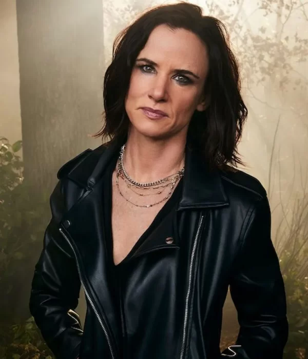 Juliette Lewis Yellowjackets Natalie Black Leather Biker Jacket