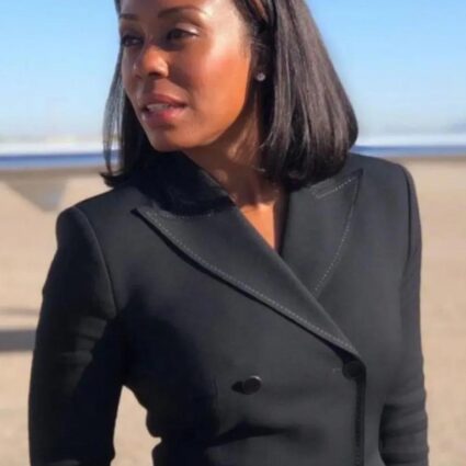 Karen Pittman Yellowstone Black Coat