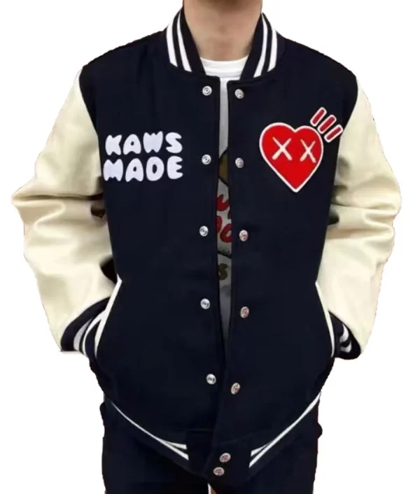 Kaws Human Made Varsity Jacket