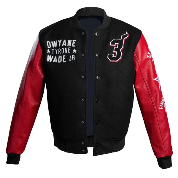 L3GACY Dwyane Wade Letterman Varsity Jacket