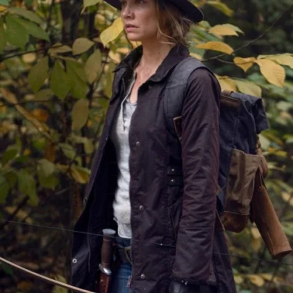 The Walking Dead Maggie Rhee Brown Jacket