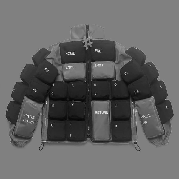 Liminal Work Space Black And Grey Keyboard Jacket