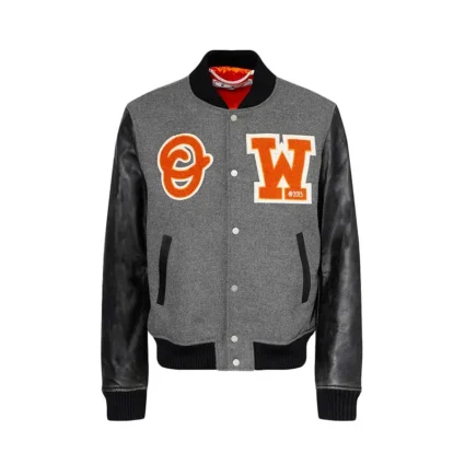 Ludacris Grey Bomber Wool Jacket