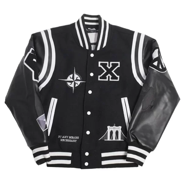 Malcolm X All Stars Wool Varsity Jacket