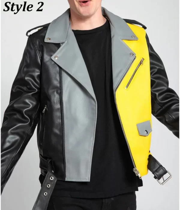 Men’s Asymmetrical Zipper Moto Style Leather Jackets