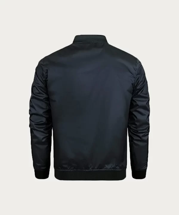 Mens Lightweight Bomber Satin Jacket