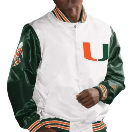 Miami Hurricanes Canes The Rookie Satin Jacket