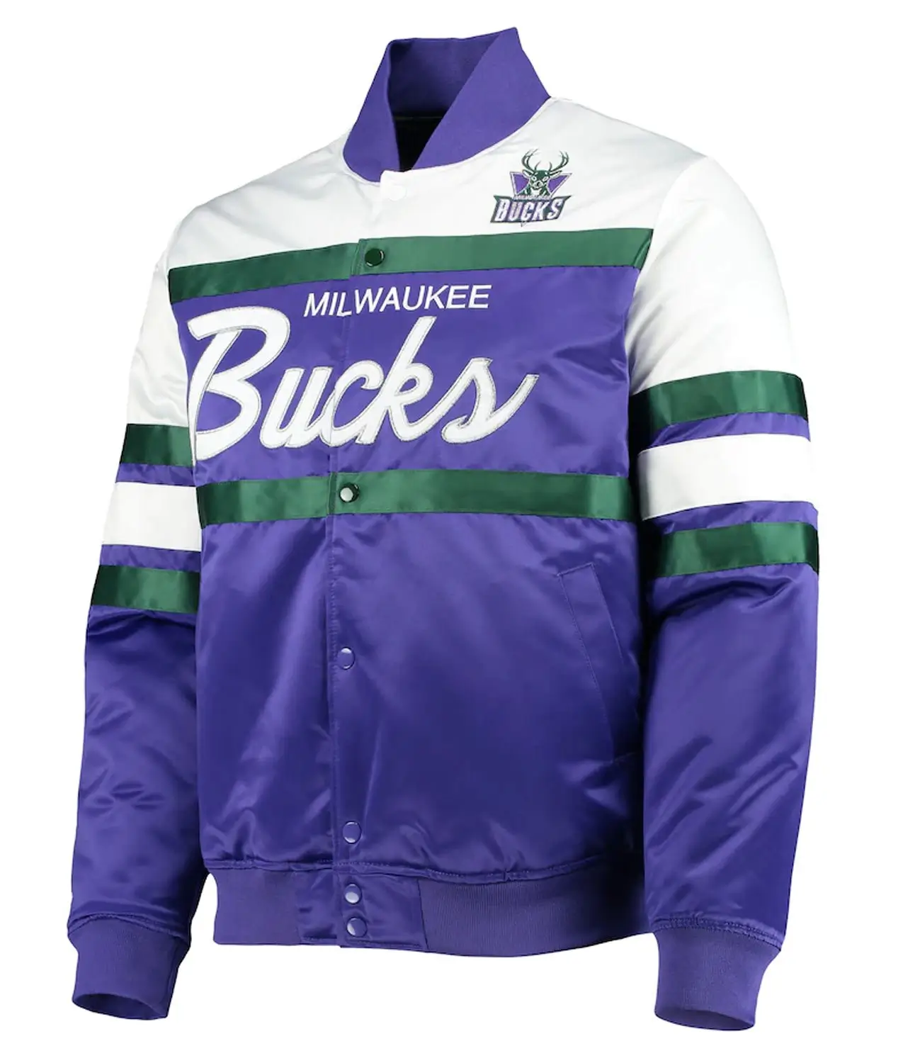 Milwaukee Bucks Hardwood Classics Script Jacket - A2 Jackets