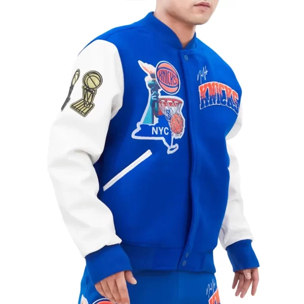 NY Knicks Home Town Varsity Jacket