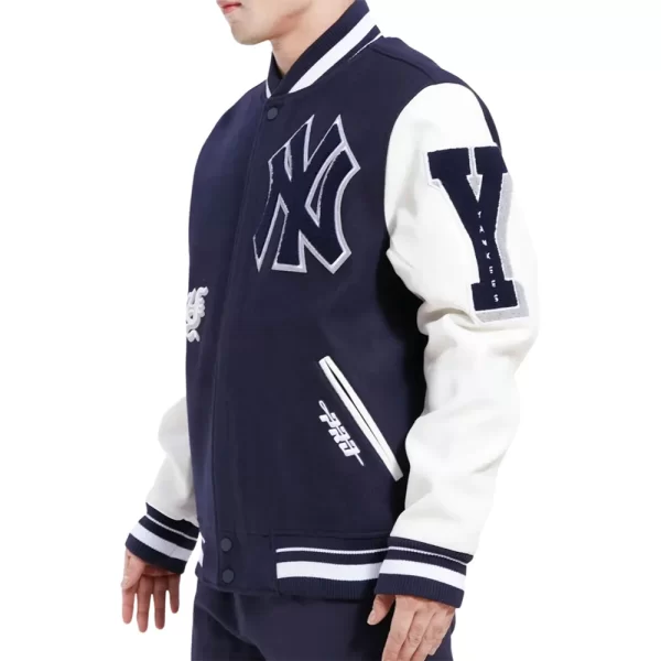 NY Yankees Old English Varsity Jacket