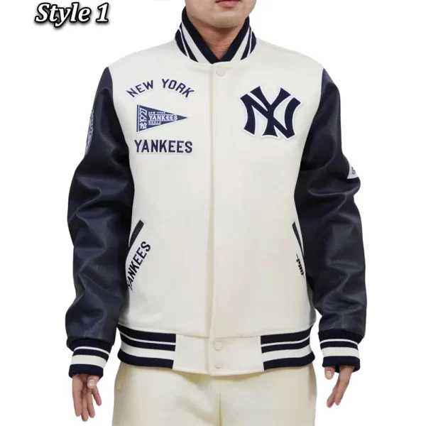 NY Yankees Retro Classic Wool Varsity Jacket