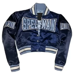 Spelman College Cropped Blue Jacket